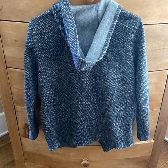 BB Dakota, hooded fleece tweed hoodie jacket size medium in GUC - Picture 2 of 4